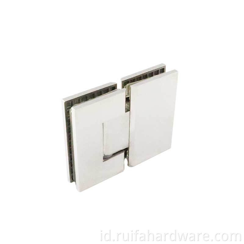 Engsel pintu pancuran kaca stainless steel (5) Stainless Steel Glass Shower Door Hinges (5)